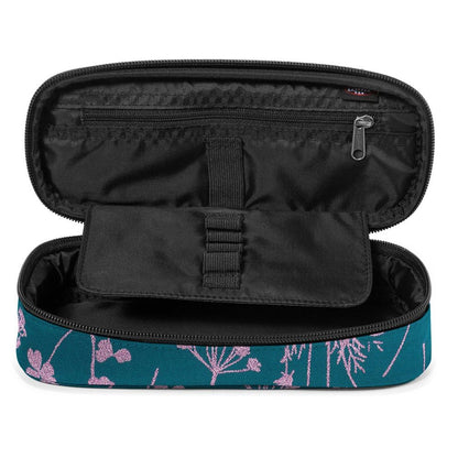 Trousse Eastpak Oval Bleu Canard Rose 22cm - Scolaire
