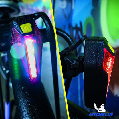 Michelin Éclairage Arrière Vélo LED – 5 modes fixation rapide