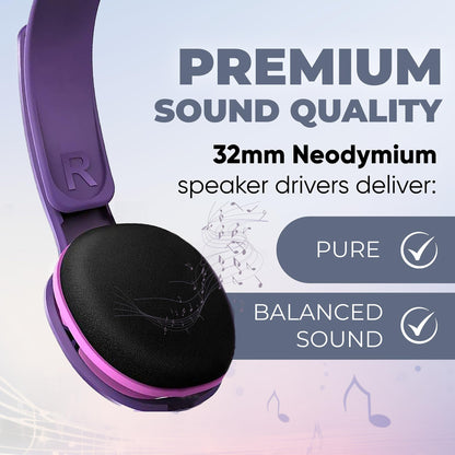 Philips SHK2000PK Casque Audio Enfant Rose – Limite 85 dB - vue 3