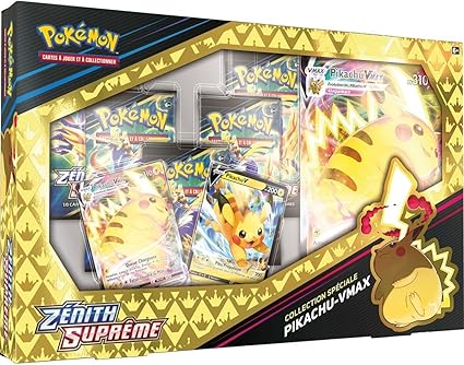 Pokémon – Coffret Zénith Suprême Pikachu VMAX (EB12.5) – Cartes Pokémon Officielles – Dès 6 Ans – Version Française