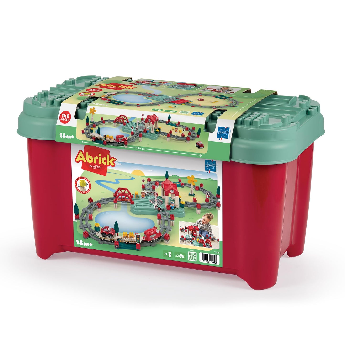 Ecoiffier 1348 Circuit Train avec Baril – Enfant 18 mois+ - vue 4