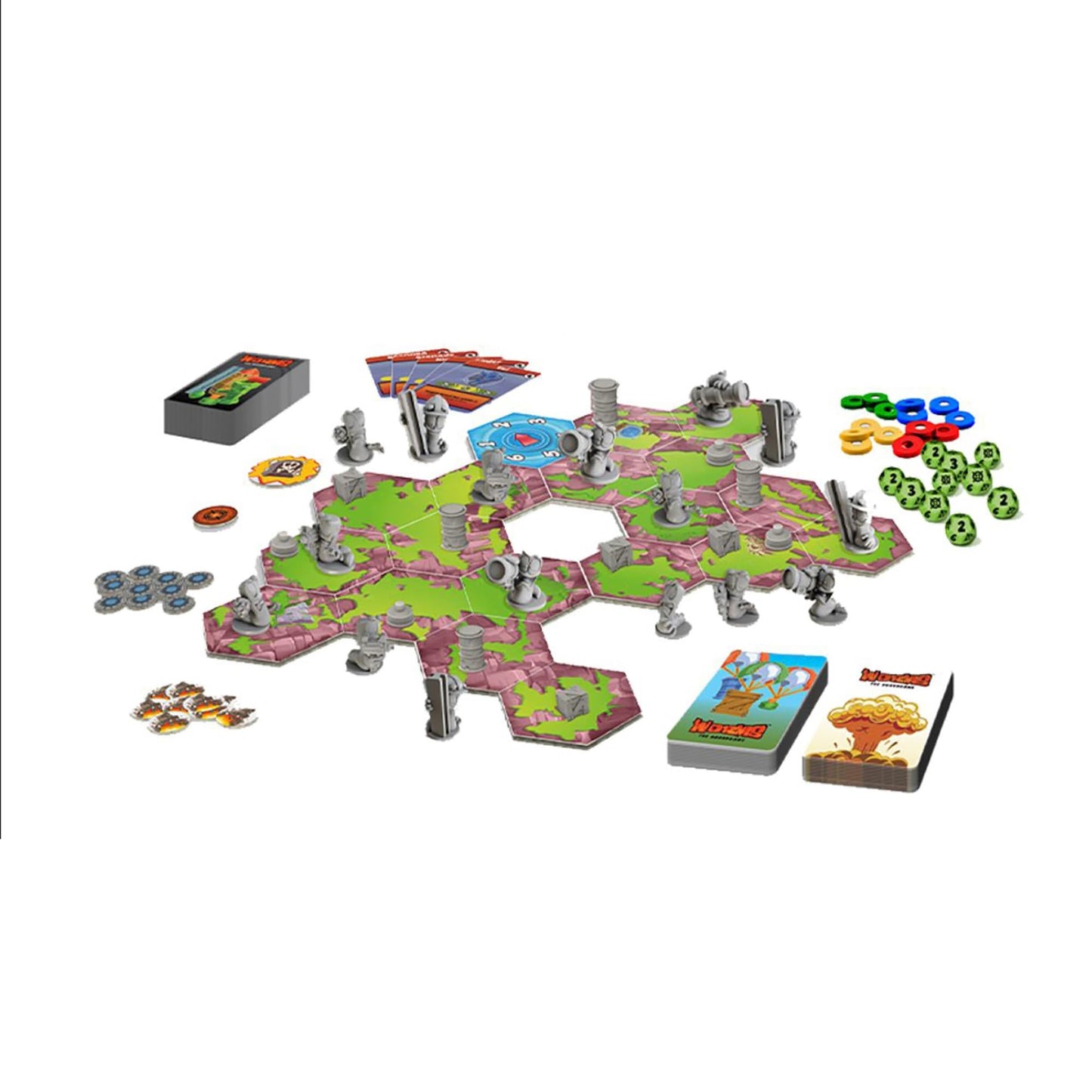 Worms Board Game Mantic Games | 2-4 Joueurs | 16 Figurines - Version Française