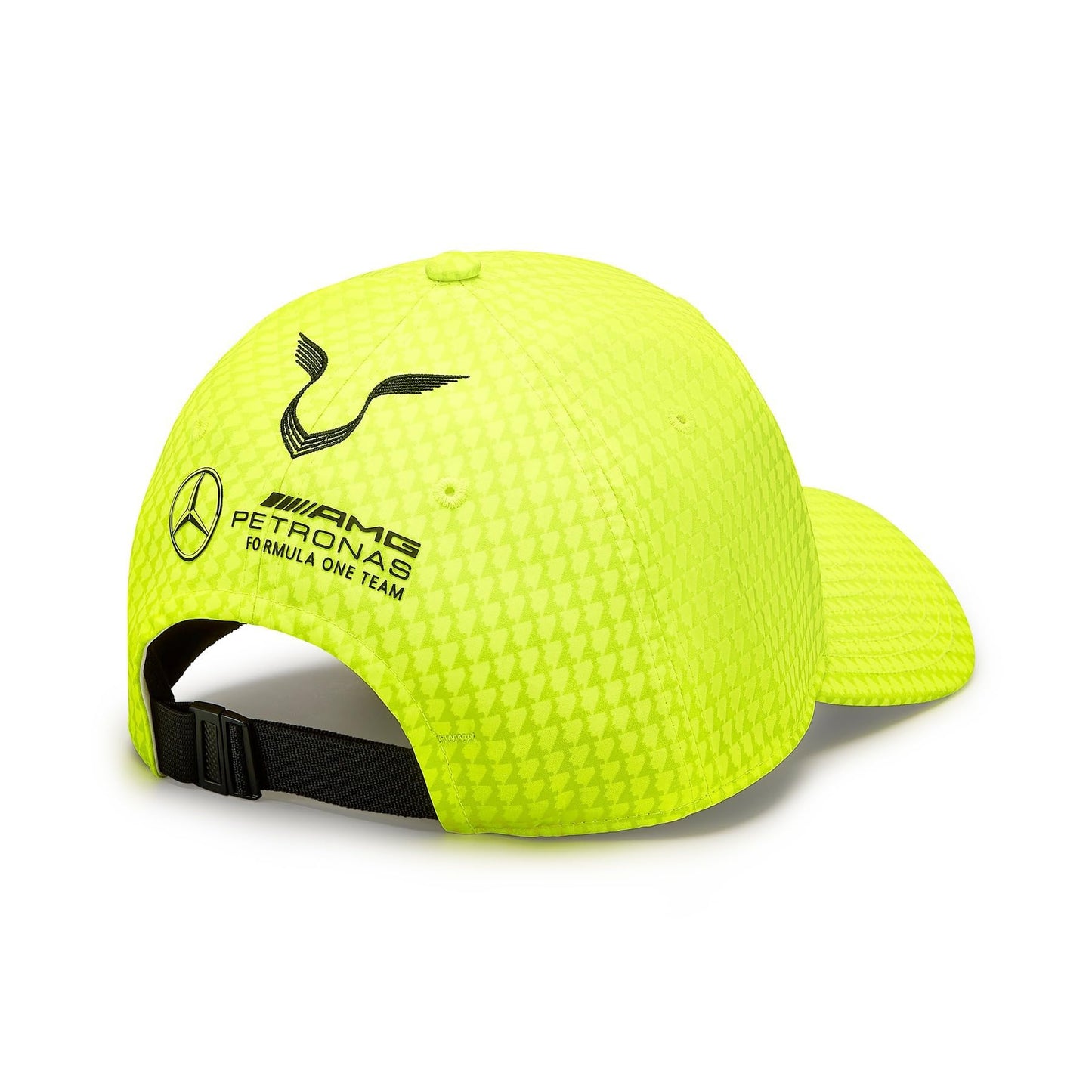 Mercedes AMG F1 Hamilton 2023 Casquette Jaune Fluo – Officielle - vue 3