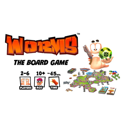 Worms Board Game Mantic Games | 2-4 Joueurs | 16 Figurines - Version Française