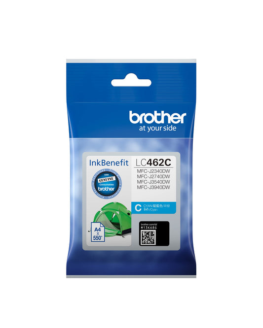 BROTHER LC462C Cartouche Cyan 550 pages - Encre Originale