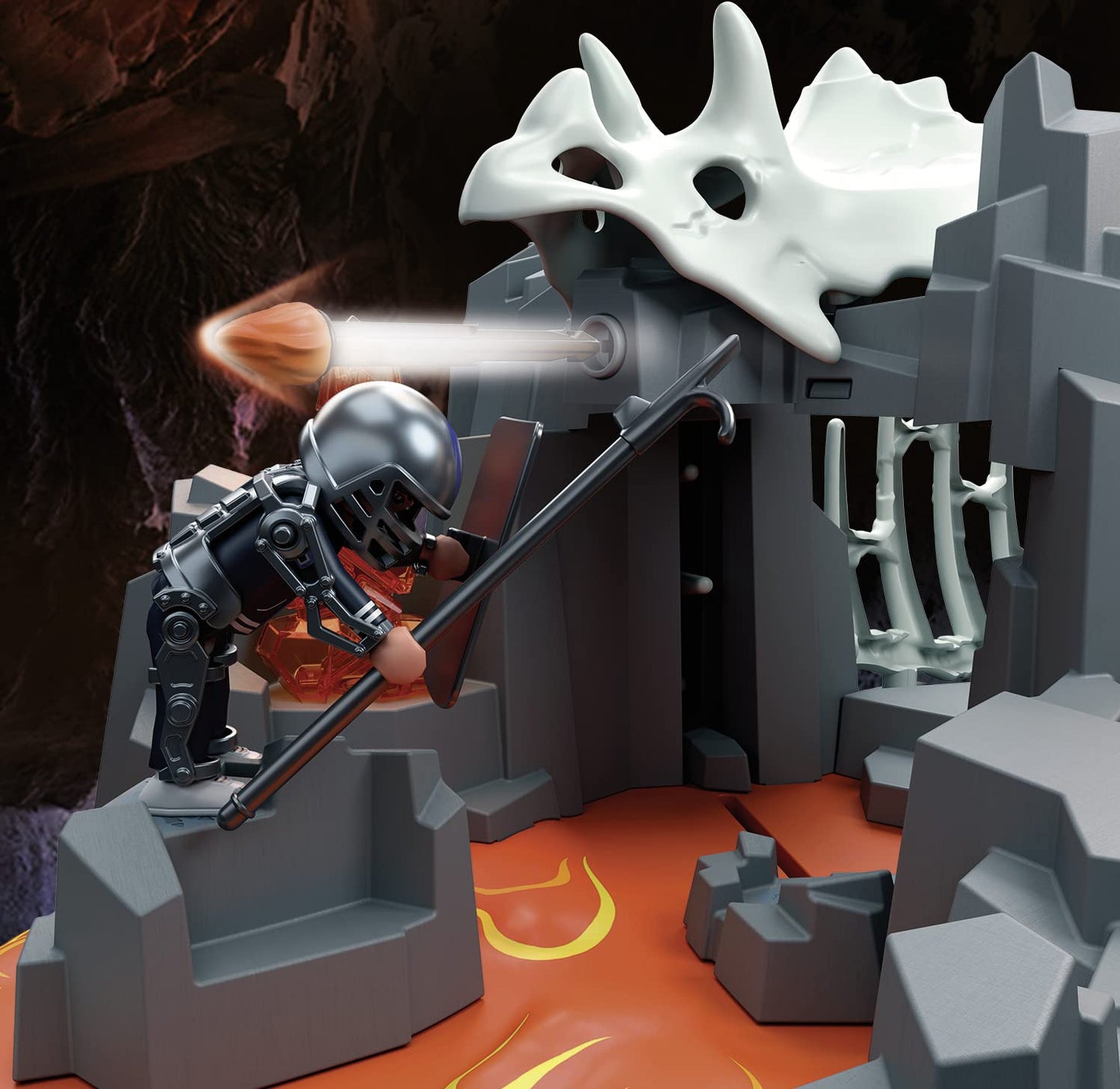 Playmobil 70926 Gardien Mine de Lave – Dino Rise dinosaure