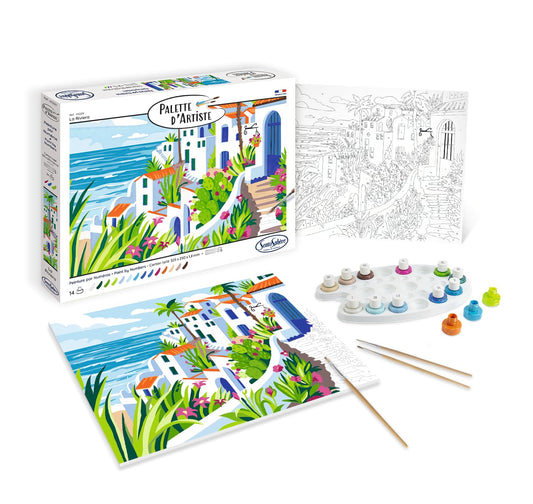Sentosphère Palette La Riviera - Peinture par Numéros 16 Couleurs