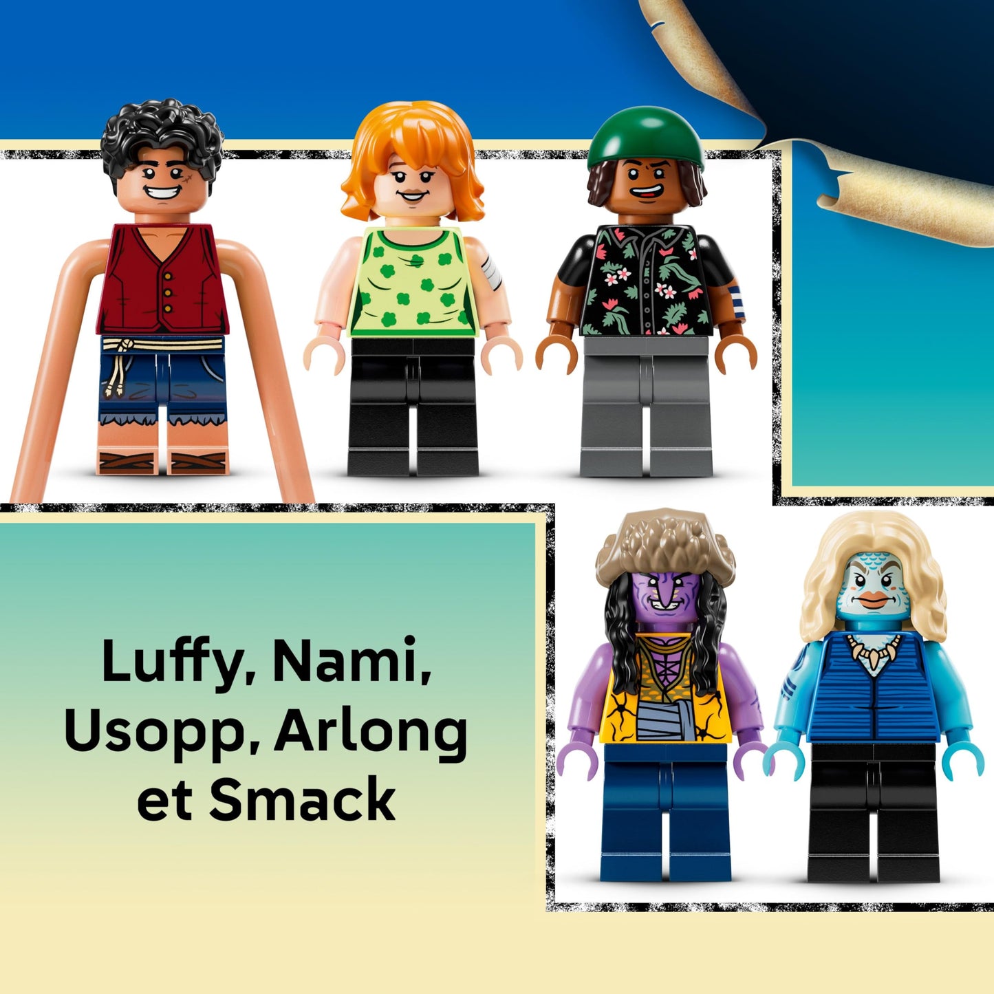 LEGO One Piece Arlong Park 75638 - 5 Minifigs Luffy & Nami