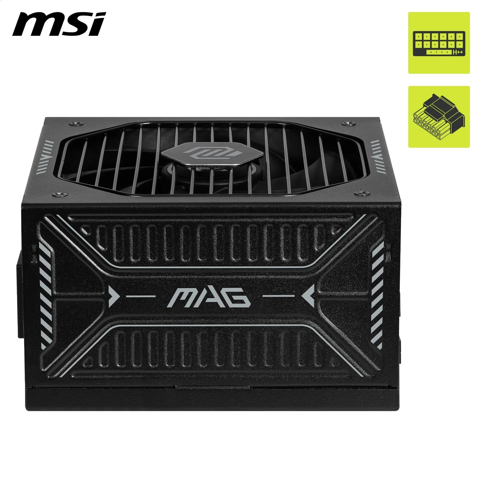 MSI MAG A1000GLS 1000W ATX 3.1 PCIe 5.1 80+ Gold - vue 2