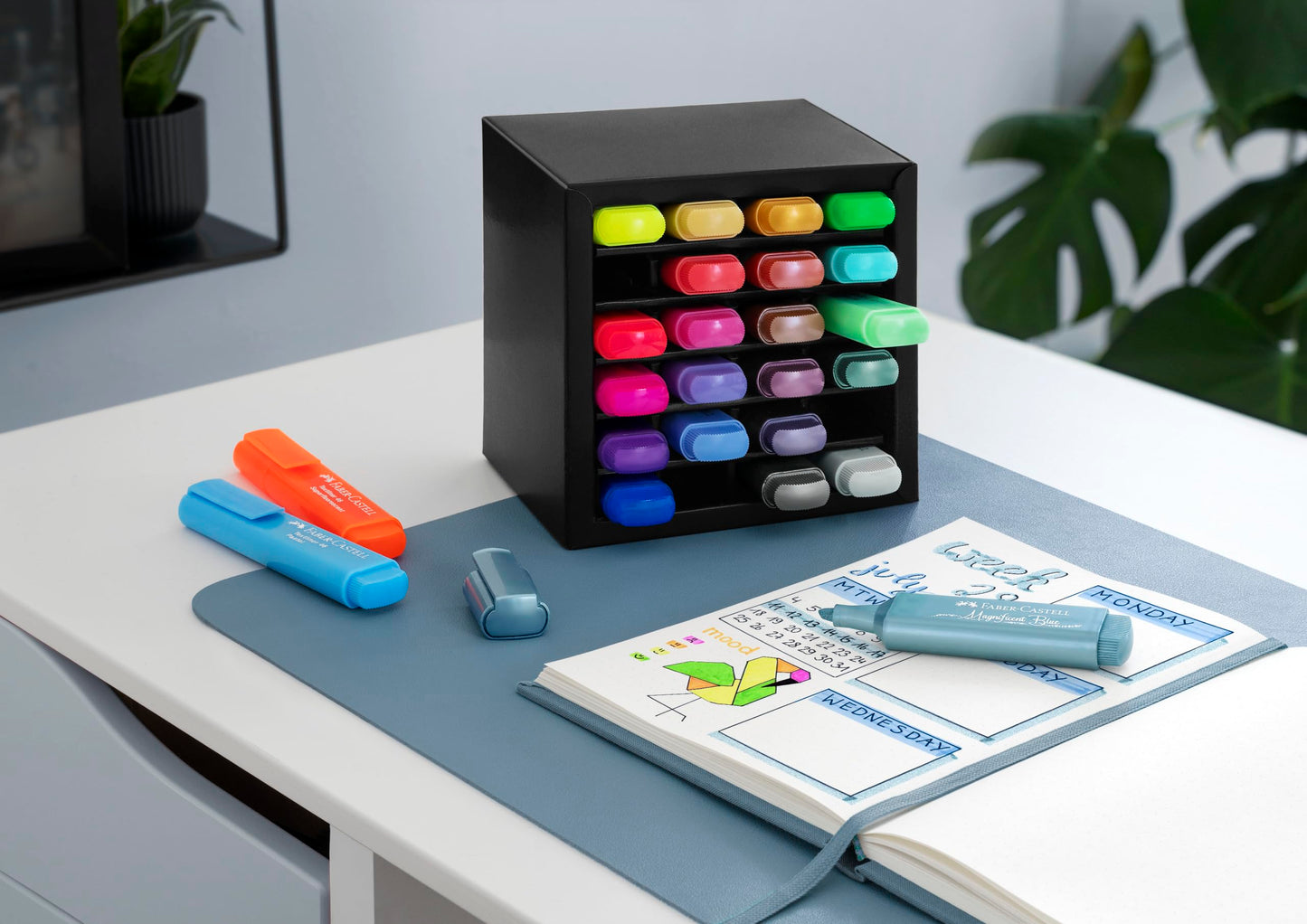 Faber-Castell 254602 - Set 24 Surligneurs Couleurs Vives