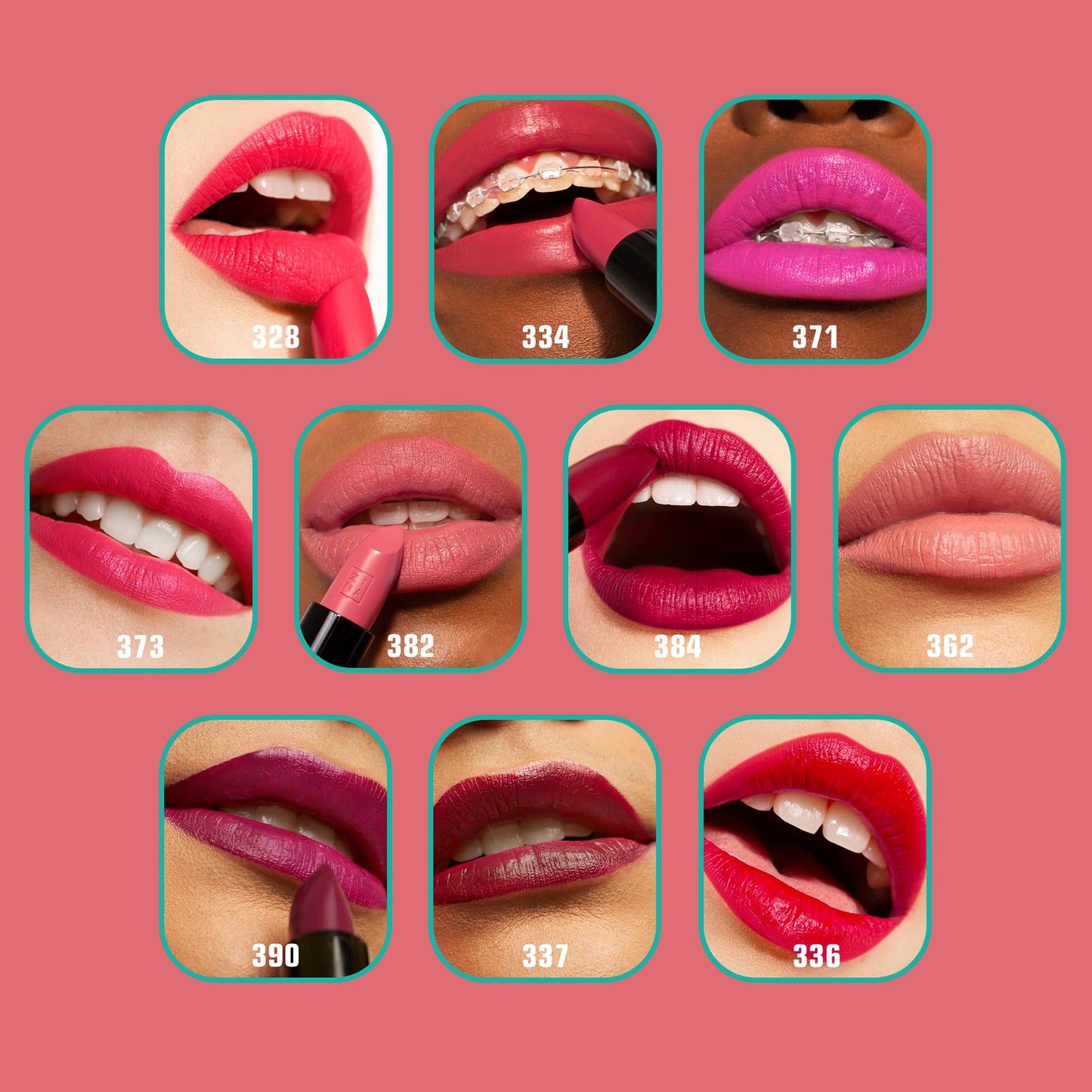 Rouge à Lèvres 3INA 373 Fuchsia Mat Vegan - Vitamin E
