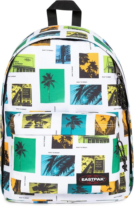 Eastpak OUT OF OFFICE – Sac à Dos 27L – City Bay White – Grand Compartiment – Confort & Style – 0195439947924