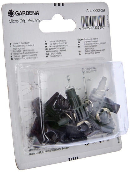 Gardena 833229 Dérivation T 4,6 mm – Raccord arrosage