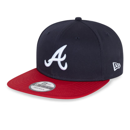 New Era Atlanta Braves 9Fifty Snapback Navy Red MLB