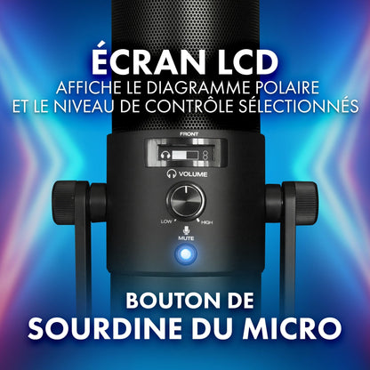 M-AUDIO UBER MIC - Micro USB Condensateur Gaming Streaming Podcast