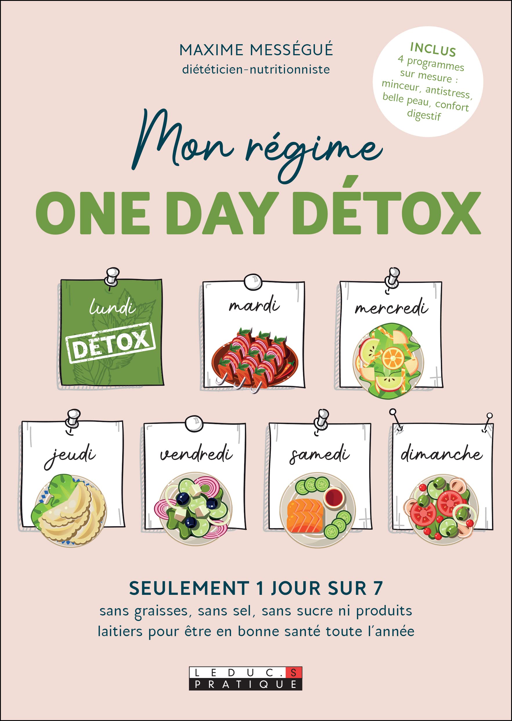 Mon régime One day detox – Leduc Guide détox 2020
