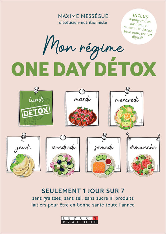 Mon régime One day detox – Leduc Guide détox 2020