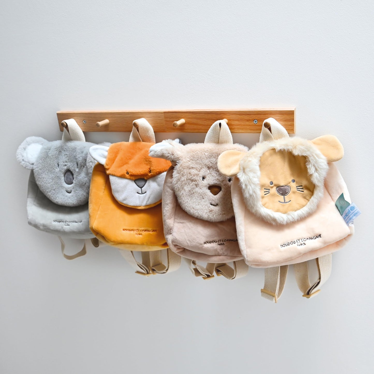 Sac à Dos Kangourou UNICEF Doudou et Compagnie - Beige 18 Mois+