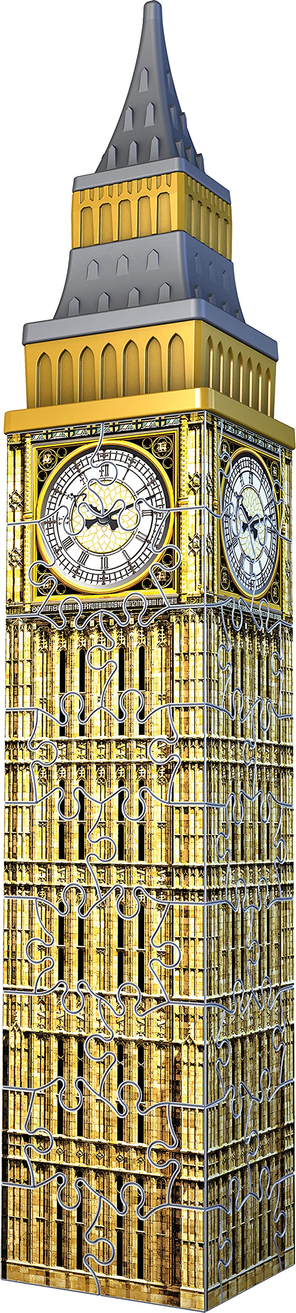 Ravensburger Puzzle 3D Mini Big Ben 54 pcs – Monument Londres - vue 2