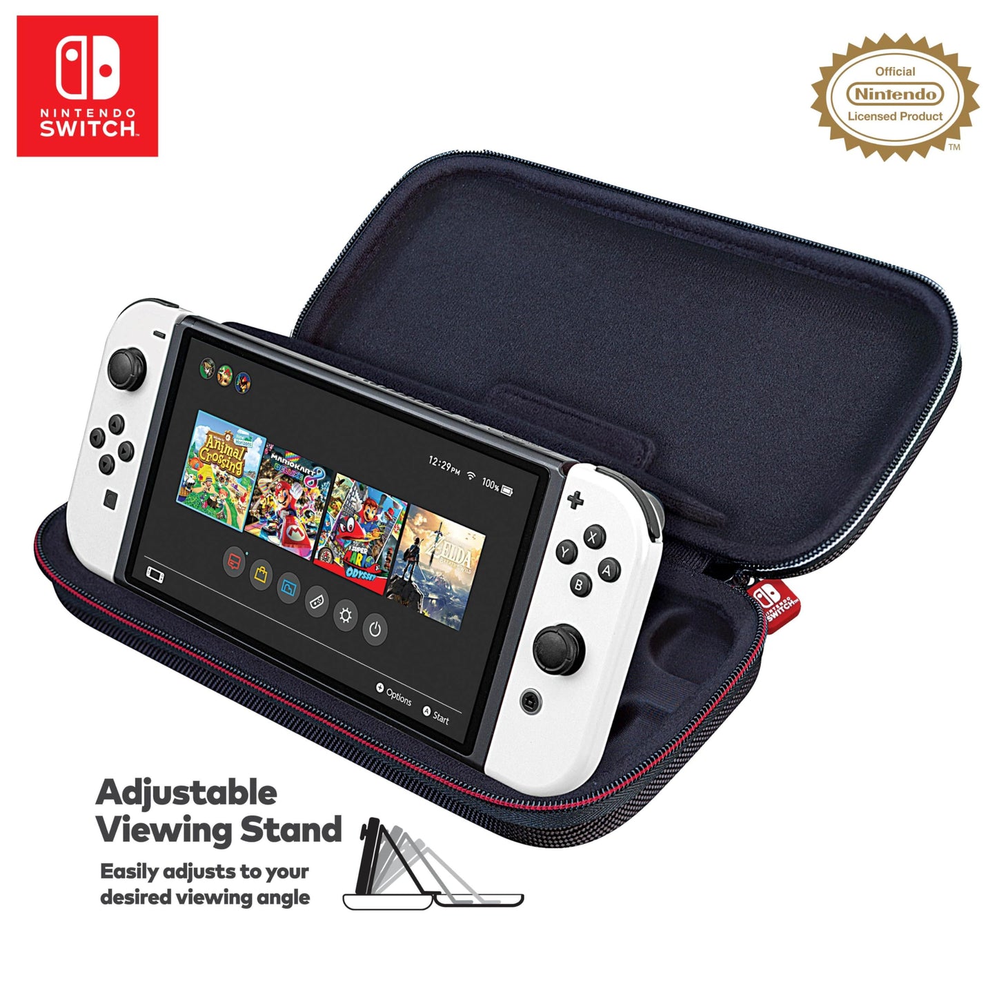 Housse BigBen Nintendo Switch - Étui Protection Deluxe Noir