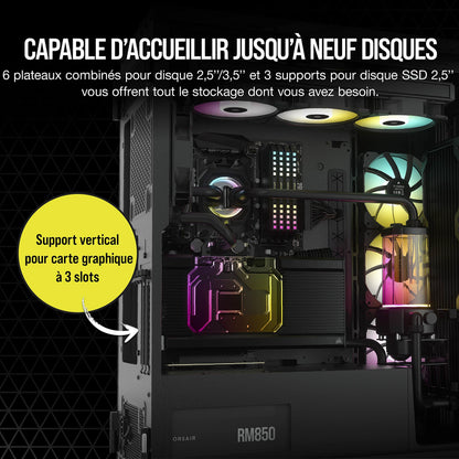 Corsair iCUE 7000X RGB Boîtier PC Grande Tour ATX Noir