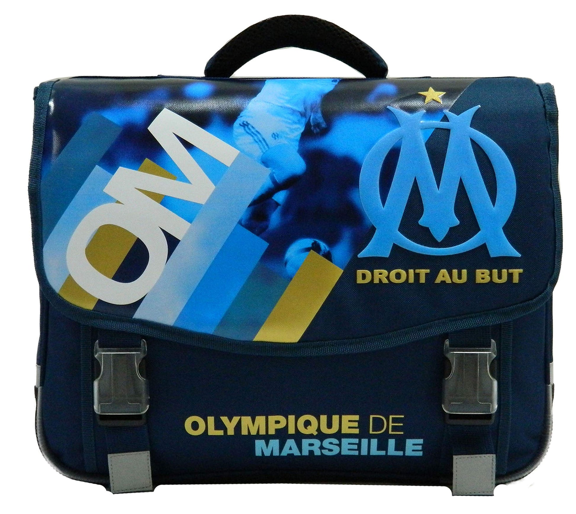 Cartable OM 41cm 2 Compartiments – Olympique de Marseille
