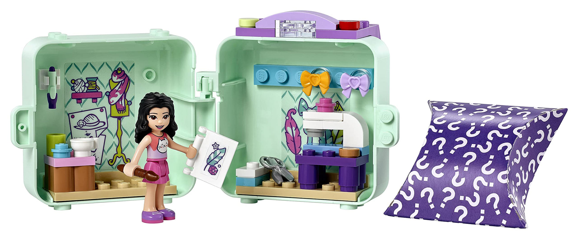 LEGO Friends 41668 Cube Mode Emma – Coffret portable - vue 3
