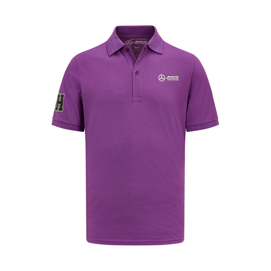 Mercedes AMG Petronas F1 Hamilton LH44 Polo Violet M – Officiel