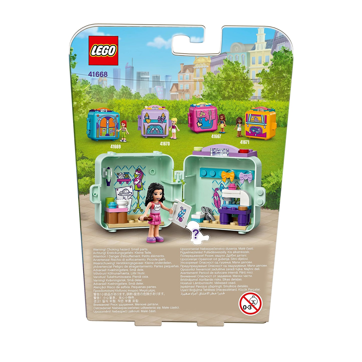 LEGO Friends 41668 Cube Mode Emma – Coffret portable - vue 9