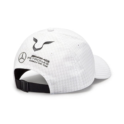 Mercedes AMG Petronas F1 Hamilton 2023 Casquette Blanche – Officielle - vue 3