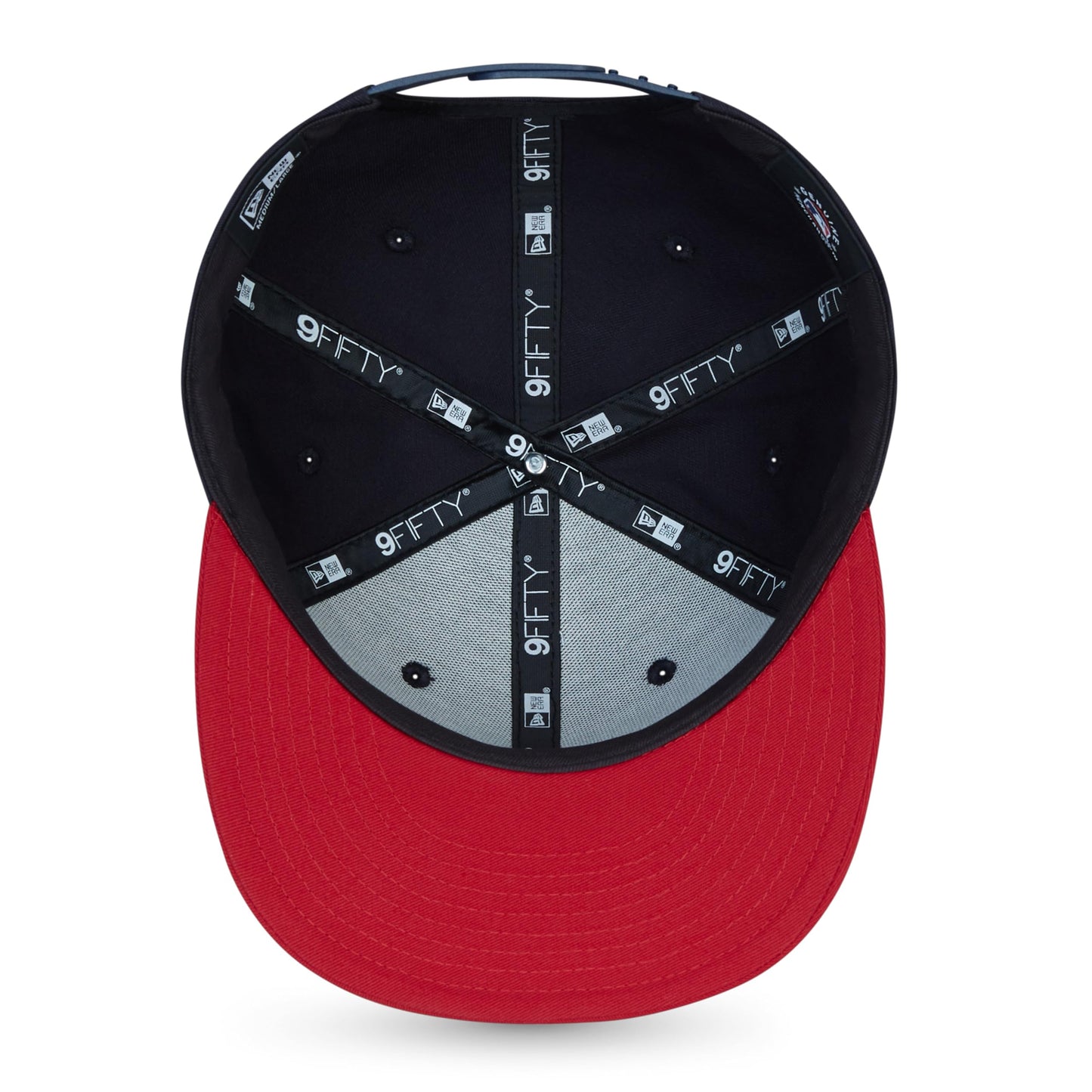 New Era Atlanta Braves 9Fifty Snapback Navy Red MLB - vue 3