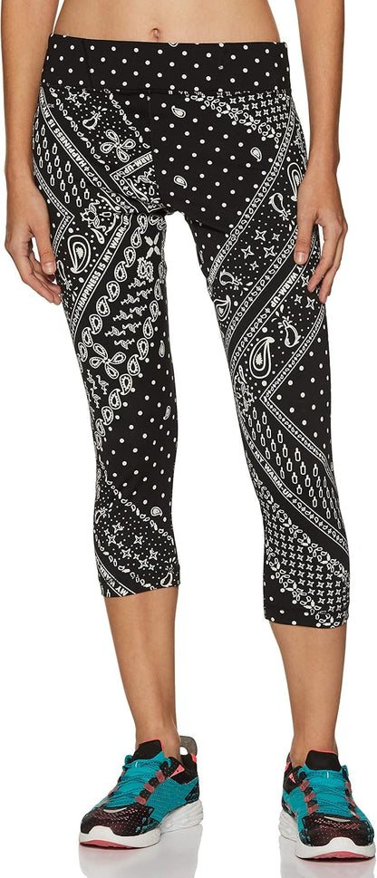 Reebok BUQ72 Corsaire Femme Noir – Legging 3/4 sport - vue 4