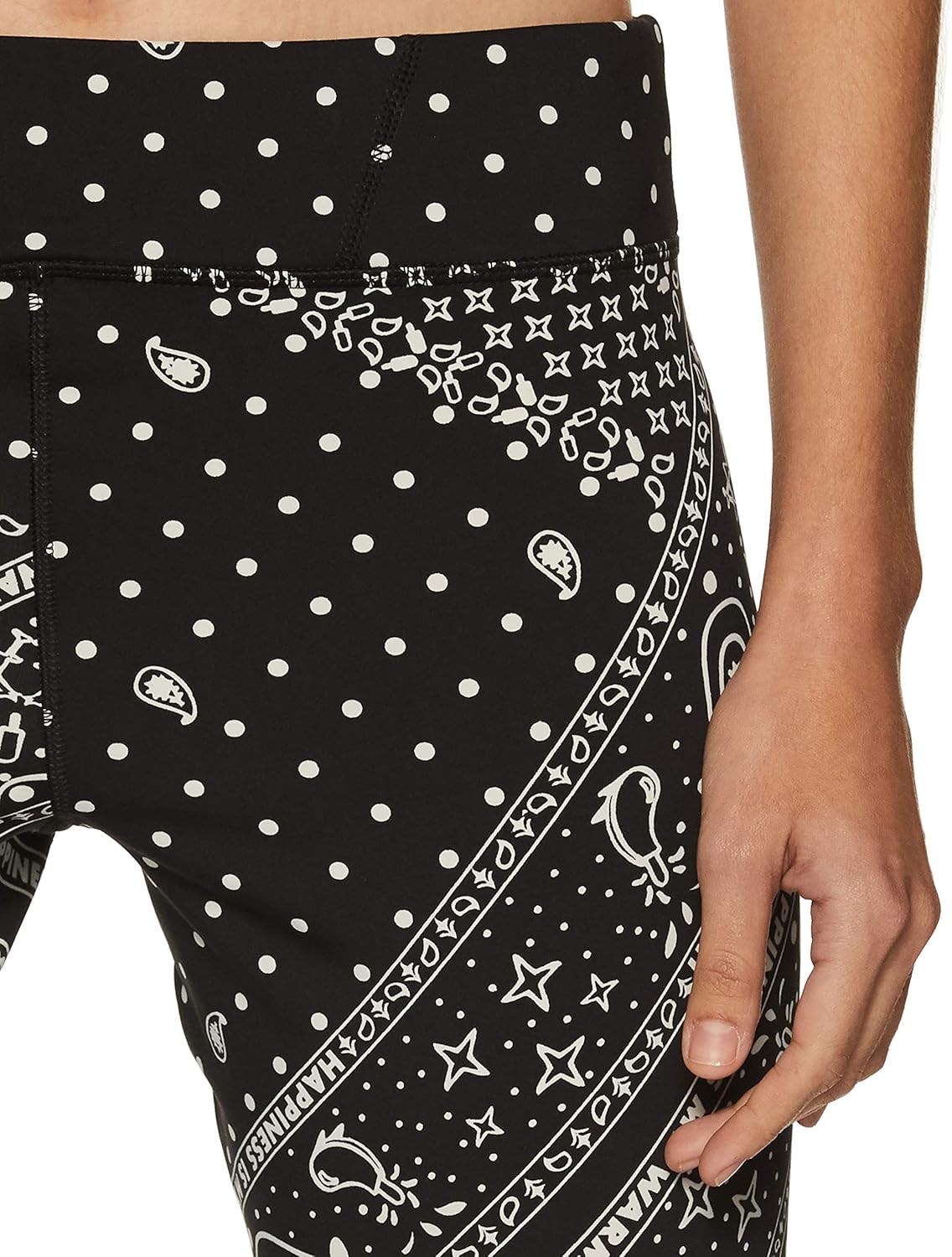 Reebok Corsaire Femme BUQ72 – Noir – Taille XS – Legging 3/4 Sport Ultra Confortable