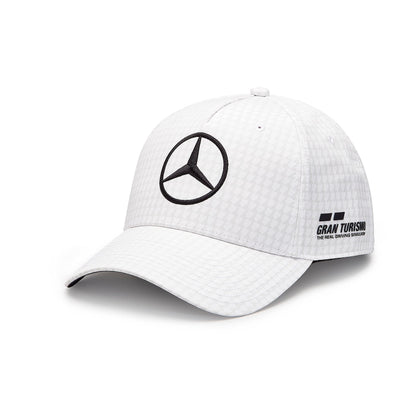 Mercedes AMG Petronas F1 Hamilton 2023 Casquette Blanche – Officielle - vue 2