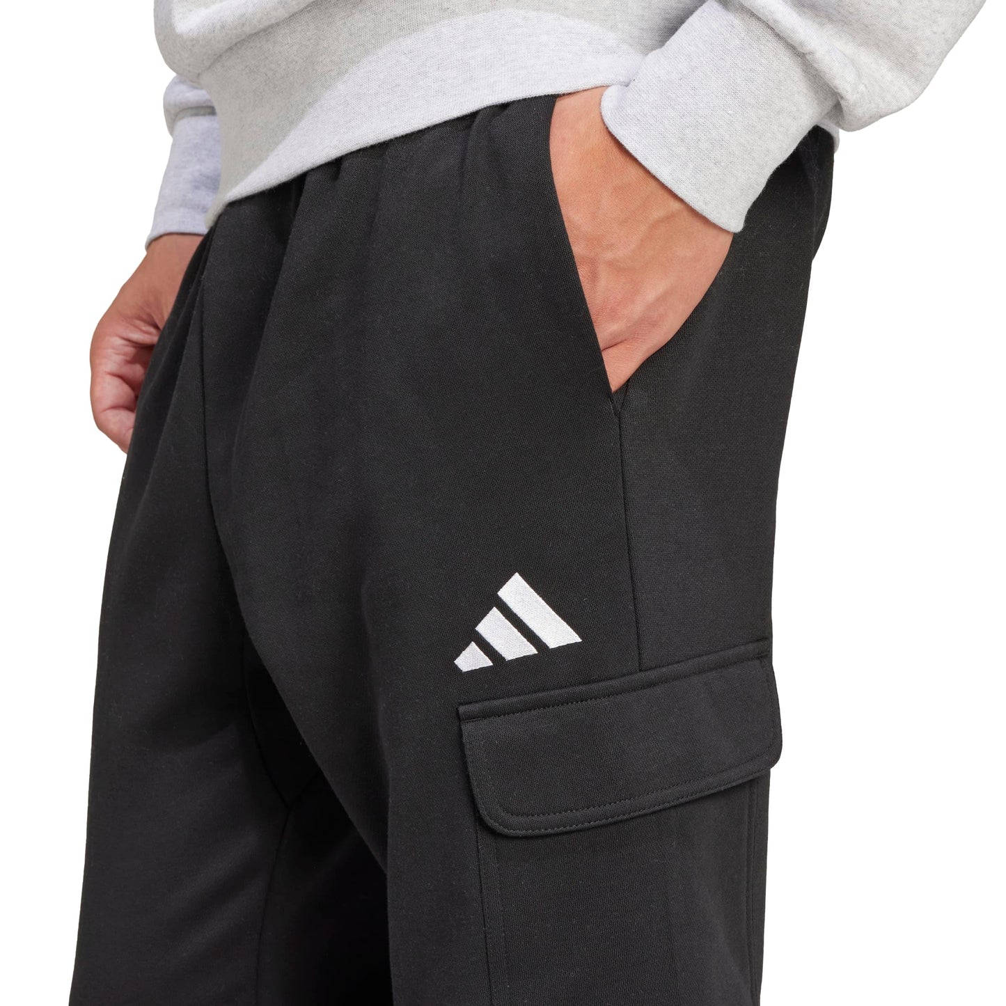 Pantalon Jogging Homme adidas Essentials Feelcozy Fleece Cargo- Taille XXL