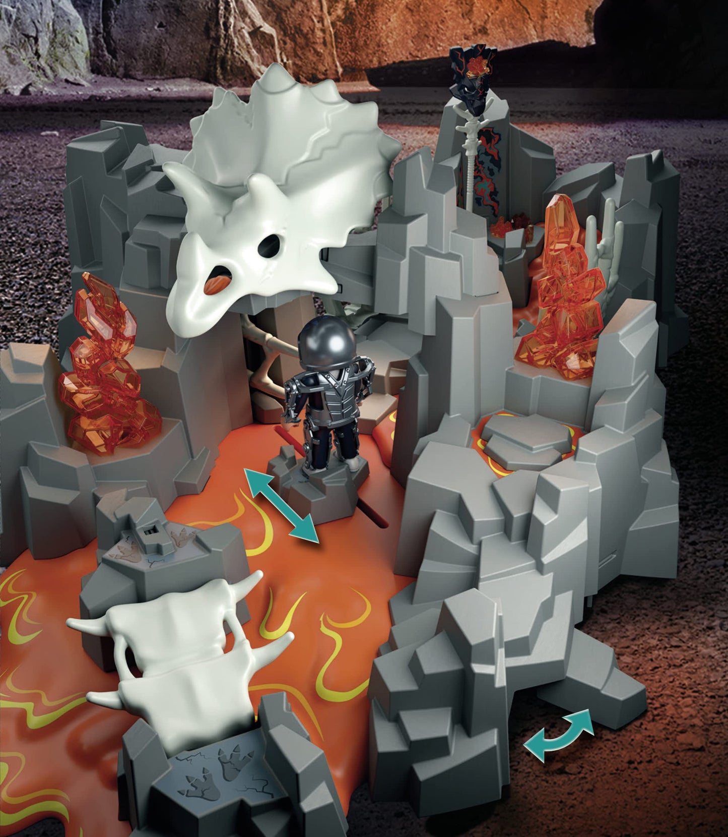Playmobil 70926 Gardien Mine de Lave – Dino Rise dinosaure