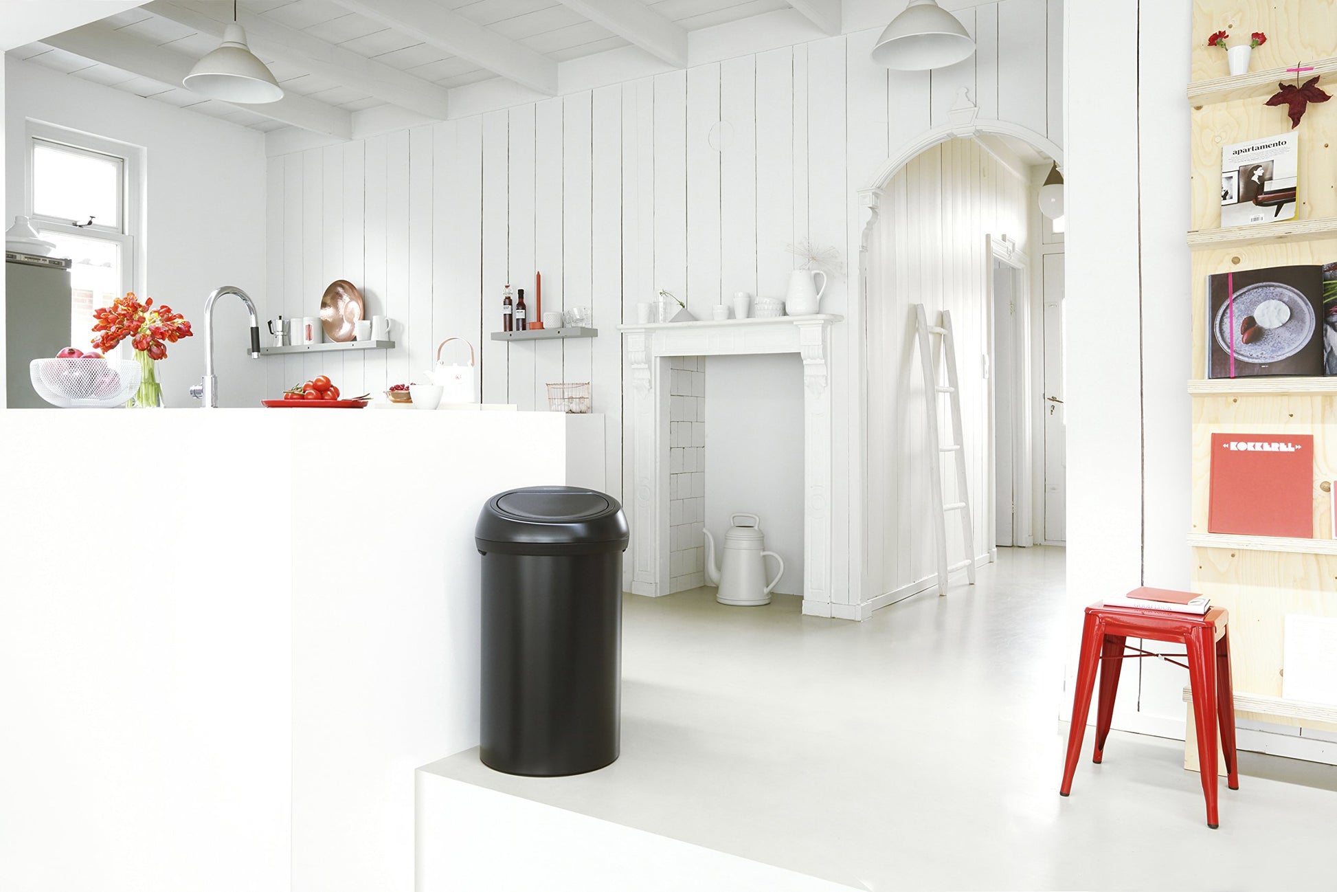 Poubelle Brabantia Touch Bin 60L Noir Mat – Design Premium - vue 2