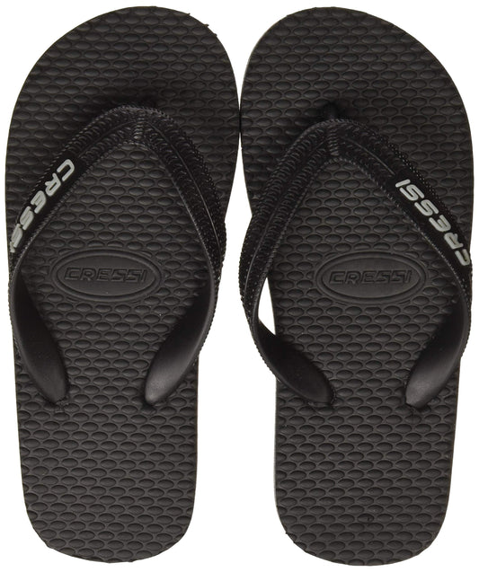 Tongs Cressi Beach Enfant Noir 31/32 – Flip Flops Plage
