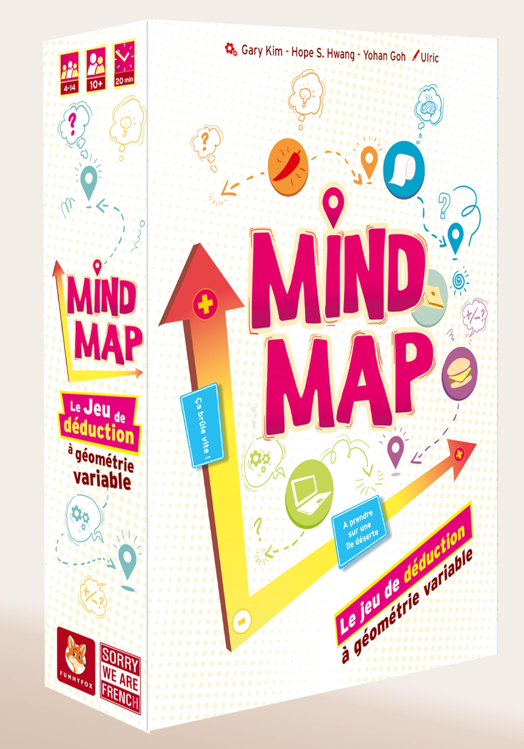Mind Map Funny Fox – Jeu Ambiance 2-14 Joueurs