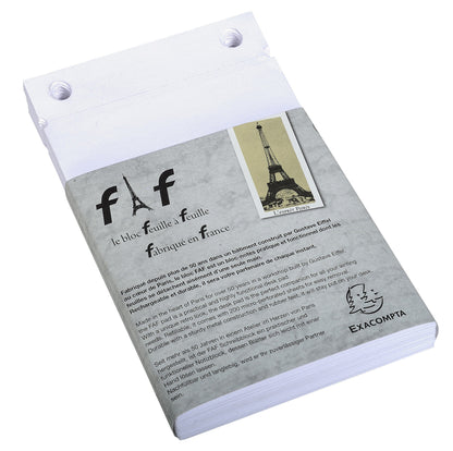 Recharges Bloc FAF Exacompta 12213E – 5x170 Feuilles Blanches - vue 2