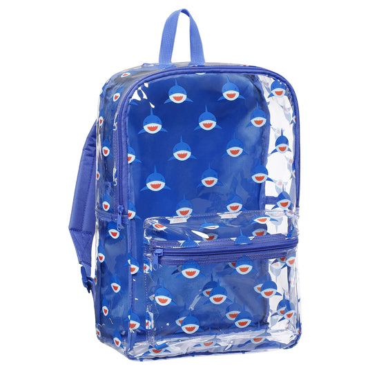 Sac à Dos Maternelle Viquel BABY KAWAII SHARK Bleu Transparent