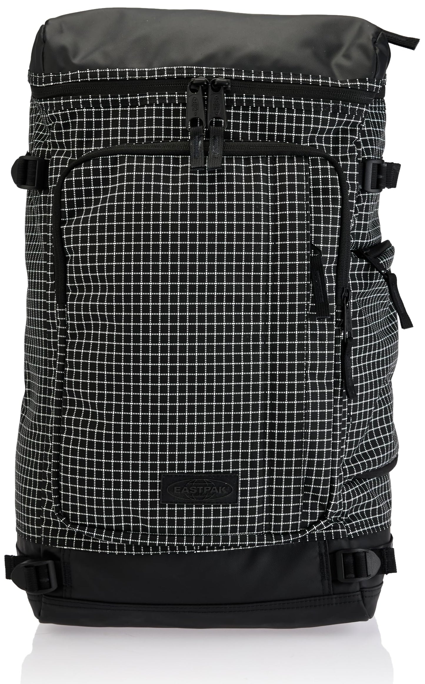 Eastpak Tecum Top CNNCT Ripstop – Sac à dos noir/blanc quadrillé