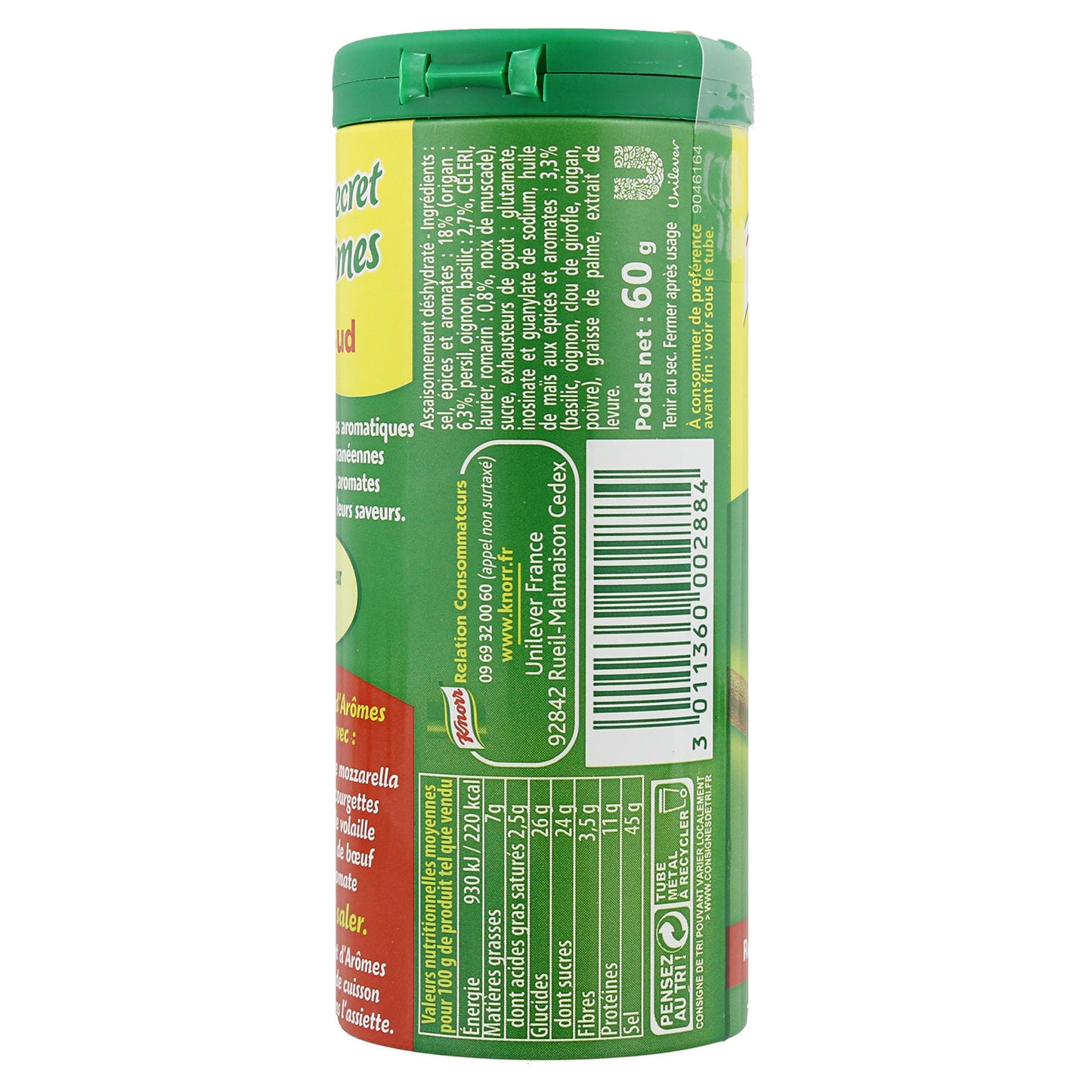 Knorr Secret d'Arômes Plein Sud 60g - Lot de 4 | Épices