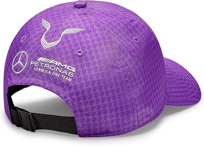 Mercedes AMG Petronas Hamilton 2023 Casquette Violet – Officielle - vue 3