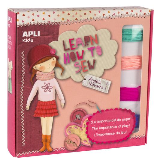 Kit Apprendre à Coudre APLI 14841 - Jeu Créatif Enfant