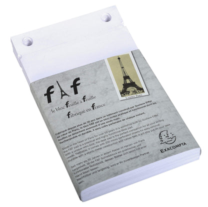 Recharges Bloc FAF Exacompta 12213E – 5x170 Feuilles Blanches