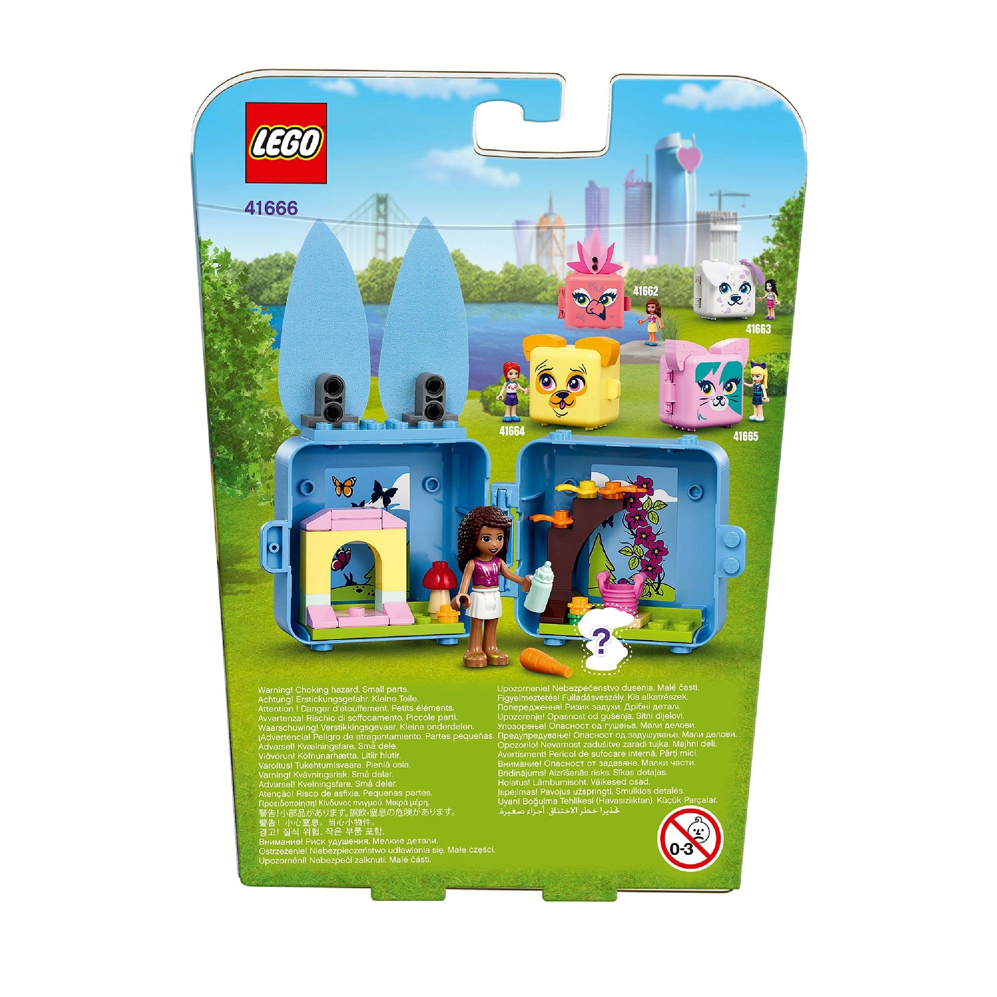 LEGO Friends 41666 Cube Lapin d'Andréa – Jeu créatif - vue 7