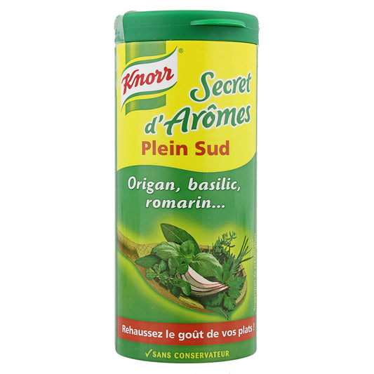 Knorr Secret d'Arômes Plein Sud 60g - Lot de 4 | Épices