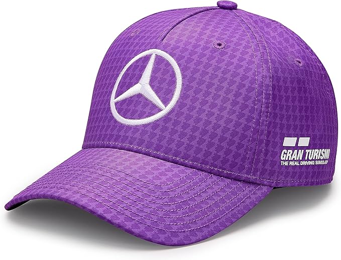 Mercedes AMG Petronas Hamilton 2023 Casquette Violet – Officielle - vue 2