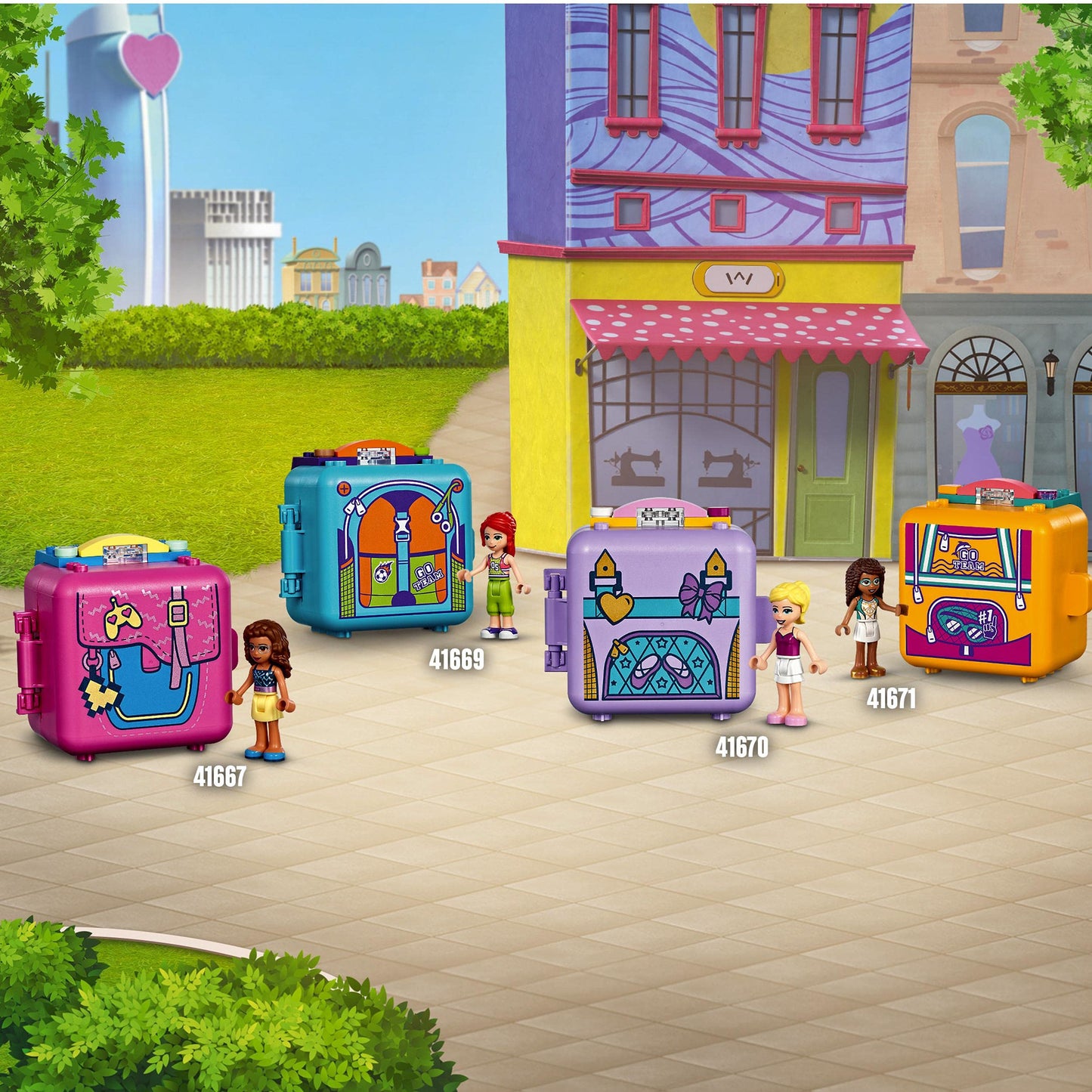 LEGO Friends 41668 Cube Mode Emma – Coffret portable - vue 7